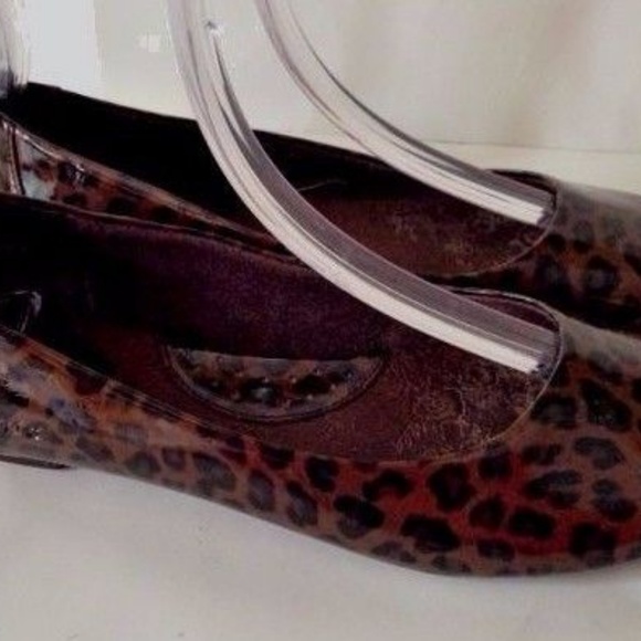 born leopard print flats